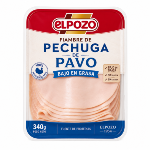 Fiambre de Pechuga de Pavo ElPozo 340 g