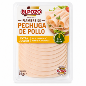 Fiambre de Pechuga de Pollo ElPozo 75 g