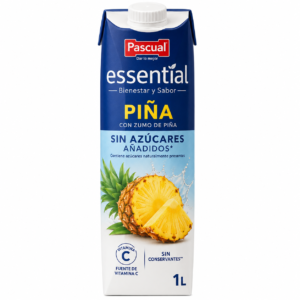 Pascual Essential Piña Sin Azúcares Añadidos 1 L