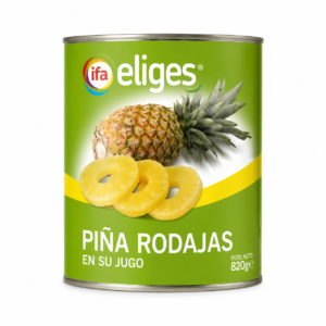 Piña en Rodajas Ifa Eliges 820 g