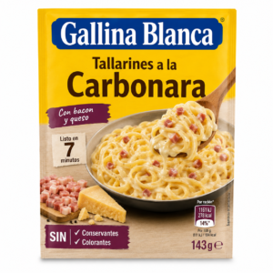 Tallarines a la Carbonara Gallina Blanca 143 g
