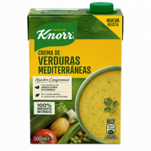 Crema de Verduras Mediterráneas Knorr 500 ml