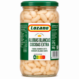 Alubias Blancas Cocidas Lozano 570 g