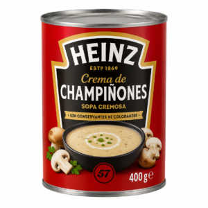 Crema de Champiñones Heinz 400 g