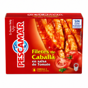 Filetes de Caballa en Salsa de Tomate Pescamar 120 g