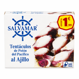 Tentáculos de Potón al Ajillo Salvamar 120 g