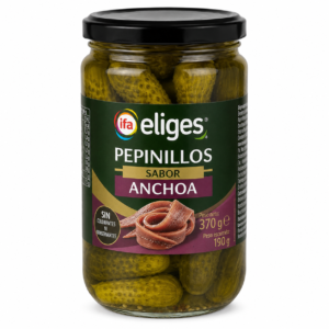 Pepinillos Sabor Anchoa Ifa Eliges 370 g