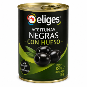 Aceitunas Negras con Hueso Eliges 150 g