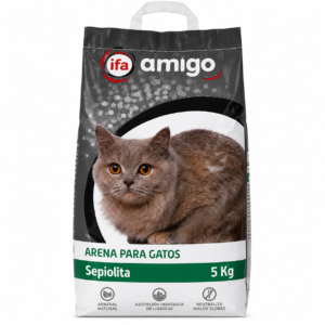 Arena para Gatos Sepiolita Ifa Amigo 5 kg