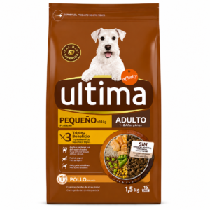 Pienso para Perro Pequeño Adulto Pollo Ultima 1,5 kg