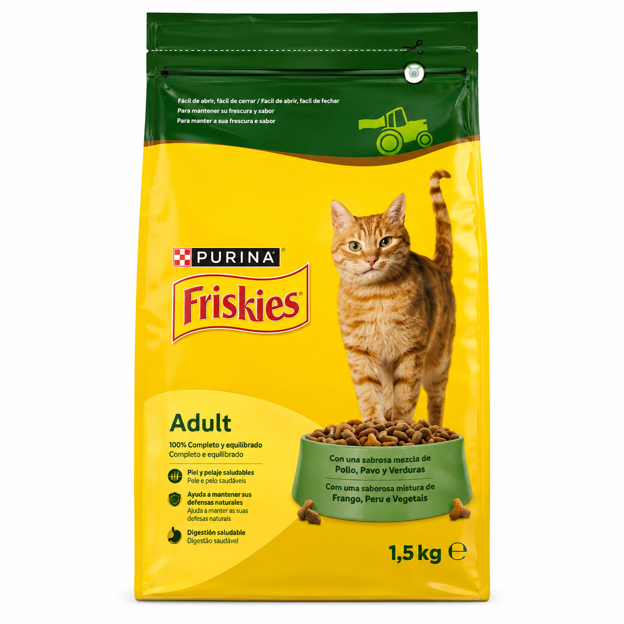 Pienso para Gato Adulto Friskies Purina 1,5 kg
