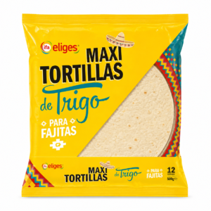Maxi Tortillas de Trigo para Fajitas Ifa Eliges 12 Unidades 500 g
