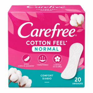 Protegeslips Carefree Cotton Feel Normal 20 Unidades