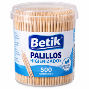 Palillos Higienizados Betik 500 Unidades