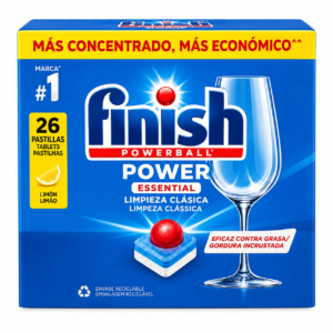 Detergente Lavavajillas Finish Powerball Power 26 Pastillas