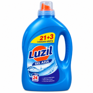 Detergente Luzil Gel Azul 21+3 lavados