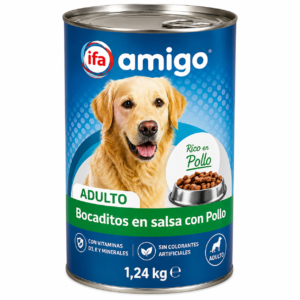 Bocaditos en Salsa con Carne Ifa Amigo 1,24 kg