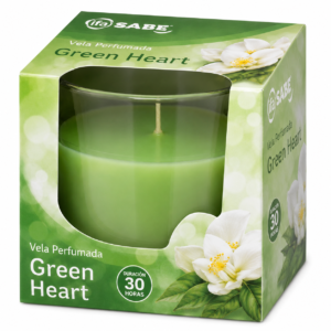 Vela Perfumada Green Heart Ifa Sabe 30 Horas