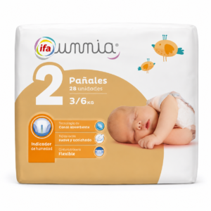 Pañales Ifa Unnia Talla 2 (3–6 kg) 28 Unidades
