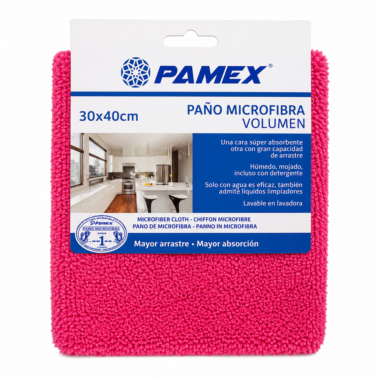 Paño de Microfibra Volumen Pamex 30 × 40 cm