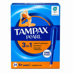 Tampones Tampax Pearl 3 en 1 Regular 24 Unidades