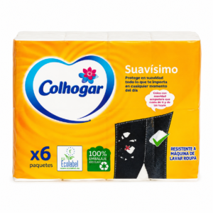 Pañuelos de Papel Suavísimo Colhogar 6 paquetes