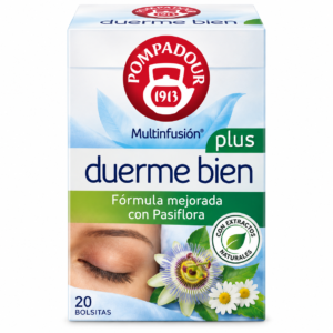Infusión Duerme Bien Plus Pompadour 20 Bolsitas 44 g