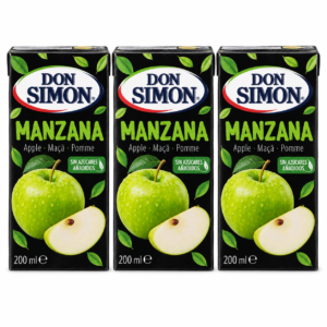 Zumo de Manzana Don Simón 200 ml 3 Unidades