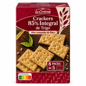 Crackers 85% Integral de Trigo La Cestera 250 g