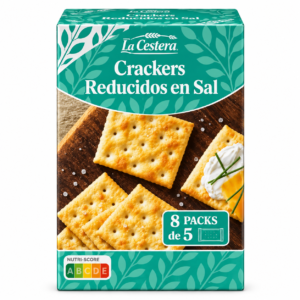 Crackers Reducidos en Sal La Cestera 250 g