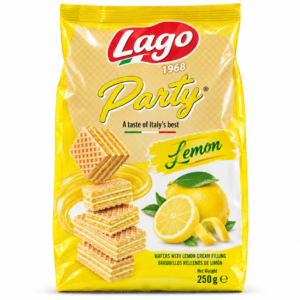 Barquillos Rellenos de Limón Lago Party 250 g