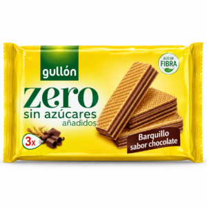 Barquillos de Chocolate Zero Sin Azúcares Gullón 180 g