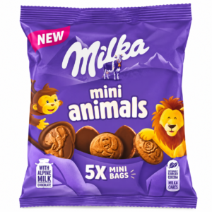 Galletas Mini Animals Milka 99,5 g