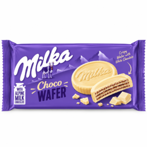 Galletas Choco Wafer Chocolate Blanco Milka 180 g