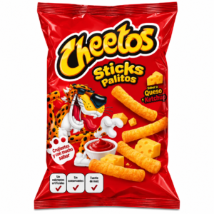 Cheetos Sticks Sabor Queso y Ketchup 96 g