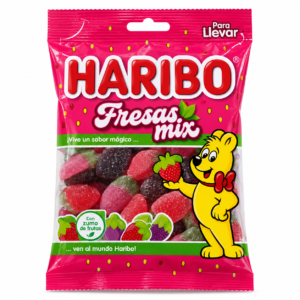 Gominolas Fresas Mix Haribo 90 g