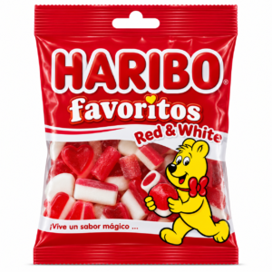 Gominolas Favoritos Red & White Haribo 150 g