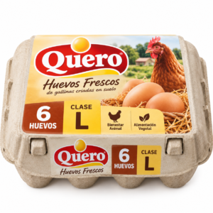 Huevos Quero Clase L 6 unidades