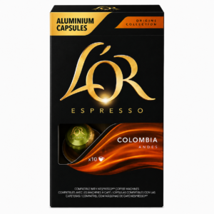 Café Espresso Colombia L'Or 10 Cápsulas 52 g